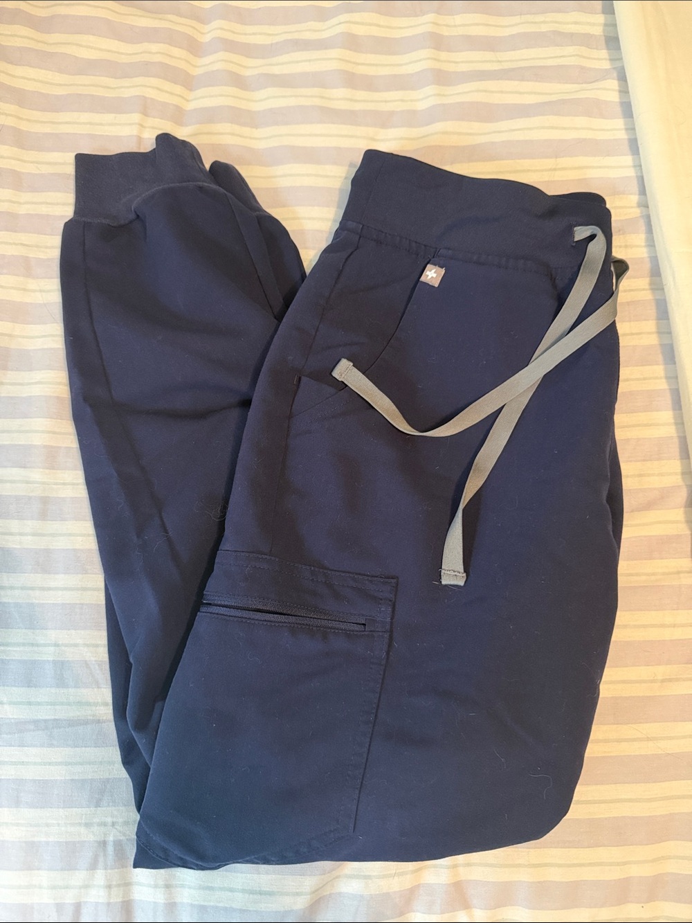 Figs small navy Zamora joggers